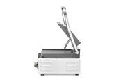 Contactgrill - enkel  HENDI  boven geribd  onder glad  230V/1800W  310x375x H 216mm