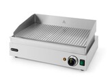 Bakplaat geribbeld  HENDI  Profi Line  geheel geribd  230V/2400W  527x404x H 233mm