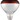 Infrarood warmtelamp  HENDI  Rood  230V/250W   125x H 170mm