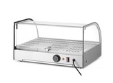 Opzet warmhoudvitrine  HENDI  enkel niveau  Zwart  230V/800W  554x376x H 311mm