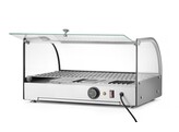 Opzet warmhoudvitrine  HENDI  enkel niveau  Zwart  230V/800W  554x376x H 311mm
