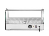Opzet warmhoudvitrine  HENDI  enkel niveau  Zwart  230V/800W  554x376x H 311mm