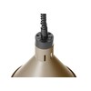 Warmtelamp verstelbaar  conisch  HENDI  Beige  230V/250W   275x H 250mm