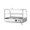 Opzet warmhoudvitrine tweelaags  HENDI  twee niveaus  Zwart  230V/800W  554x376x H 376mm