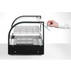 Opzet warmhoudvitrine tweelaags  HENDI  twee niveaus  Zwart  230V/800W  554x376x H 376mm