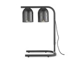 Portique chauffe-plat avec 2 lampes infrarouges  HENDI  Argent  230V/250W  453x360x H 790mm