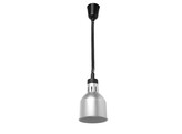 Warmtelamp verstelbaar  cilindrisch  HENDI  Zilver  230V/250W   175x H 250mm