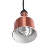 Warmtelamp verstelbaar  cilindrisch  HENDI  Koper  230V/250W   175x H 250mm