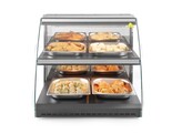 Warmhoudvitrine Quartz tweelaags  HENDI  230V/560W  650x485x H 630mm