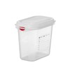 GN 1/9 container  polypropyleen  HENDI  GN 1/9  1 5L  Transparant  176x108x H 150mm  Rechthoekig