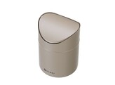 Tafelformaat prullenbak met schommeldeksel  HENDI  1 2L  Zwart   120x H 165mm