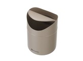 Tafelformaat prullenbak met schommeldeksel  HENDI  1 2L  Beige   120x H 165mm