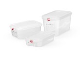 Container GN 1/4 polypropyleen  HENDI  GN 1/4  2 8L  Transparant  265x162x H 100mm