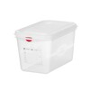 Container GN 1/4 polypropyleen  HENDI  GN 1/4  4 3L  Transparant  265x162x H 150mm