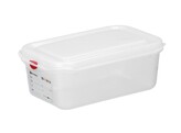 Container GN 1/4 polypropyleen  HENDI  GN 1/4  4 3L  Transparant  265x162x H 150mm