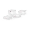 Bac GN 1/2  polypropylene  HENDI  GN 1/2  12 5L  Transparent  325x265x H 200mm  Rectangulaire
