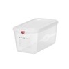 GN 1/3 container  polypropyleen  HENDI  GN 1/3  6L  Transparant  325x176x H 150mm  Rechthoekig