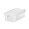 GN 1/3 container  polypropyleen  HENDI  GN 1/3  6L  Transparant  325x176x H 150mm  Rechthoekig