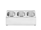 Gastronormbak houder  HENDI  3 compartimenten  512x245x H 215mm