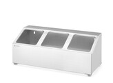 Gastronormbak houder  HENDI  3 compartimenten  512x245x H 215mm