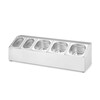 Support pour bacs gastronormes  HENDI  5 compartiments  745x245x H 215mm