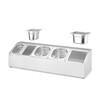 Support pour bacs gastronormes  HENDI  5 compartiments  745x245x H 215mm