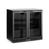 Arriere de bar double porte  Arktic  158L  Noir  230V/160W  900x530x H 870mm