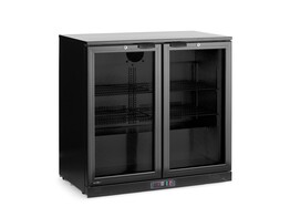 Backbar koelkast met dubbele deur  Arktic  158L  Zwart  230V/160W  900x530x H 870mm