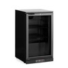 Backbar koelkast met enkele deur  Arktic  86L  Zwart  230V/120W  500x530x H 870mm