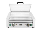Worstrolgrill   2 zones met energiebesparend deksel  HENDI  230V/980W  566x527x H 259mm