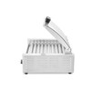 Worstrolgrill   2 zones met energiebesparend deksel  HENDI  230V/980W  566x527x H 259mm
