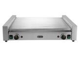 Grill roulant pour saucisses XL - 2 zones  HENDI  Argent  230V/2000W  732x590x H 168mm  Rectangulaire