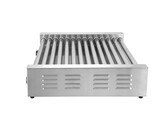 Grill roulant pour saucisses XL - 2 zones  HENDI  Argent  230V/2000W  732x590x H 168mm  Rectangulaire