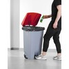 Deksel voor afvalbak  HENDI  Rood  505x415mm