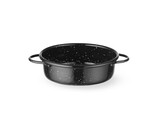 Braadpan  geemailleerd  HENDI  Zwart   120x H 40mm  Rond
