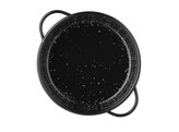 Plat de cuisson  emaille  HENDI  Noir   100x H 40mm  Rond