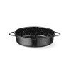 Plat de cuisson  emaille  HENDI  Noir   100x H 40mm  Rond