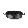 Plat de cuisson  emaille  HENDI  Noir   140x H 45mm  Rond
