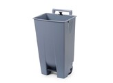 Collecteur a pedale  HENDI  120L  Gris clair  510x425x H 875mm