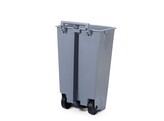 Collecteur a pedale  HENDI  120L  Gris clair  510x425x H 875mm