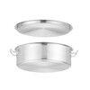 Faitout avec couvercle  HENDI  10 8L   360x H 110mm  Rond