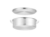 Faitout avec couvercle  HENDI  10 8L   360x H 110mm  Rond
