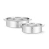 Faitout avec couvercle  HENDI  10 8L   360x H 110mm  Rond