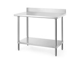 Werktafel met spatrand  HENDI  Budget Line  1800x600x H 950mm