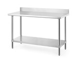 Werktafel met spatrand  HENDI  Budget Line  1400x600x H 950mm