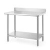 Werktafel met spatrand  HENDI  Budget Line  1400x600x H 950mm