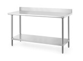 Werktafel met spatrand  HENDI  Budget Line  1600x600x H 950mm