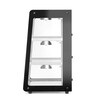 Opzet warmhoudvitrine  HENDI  Zwart  230V/500W  472x447x H 775mm