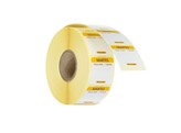 Etiquettes de securite alimentaire journalieres  multi-usages  faciles a retirer   HENDI  Jaune  1000 u.  25x25x H mm