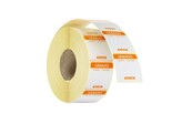 Etiquettes de securite alimentaire journalieres  multi-usages  faciles a retirer   HENDI  Orange  1000 u.  25x25x H mm